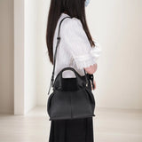 Women’s Dumpling Clutch Purse – Solid Color Retro Handbag with Removable Strap & Top Handle Crossbody Bag