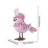 Glowing Bird LED Statue – Cute Cartoon Bird Lamp with Warm Light for Bedroom, Table & Easter Home Décor