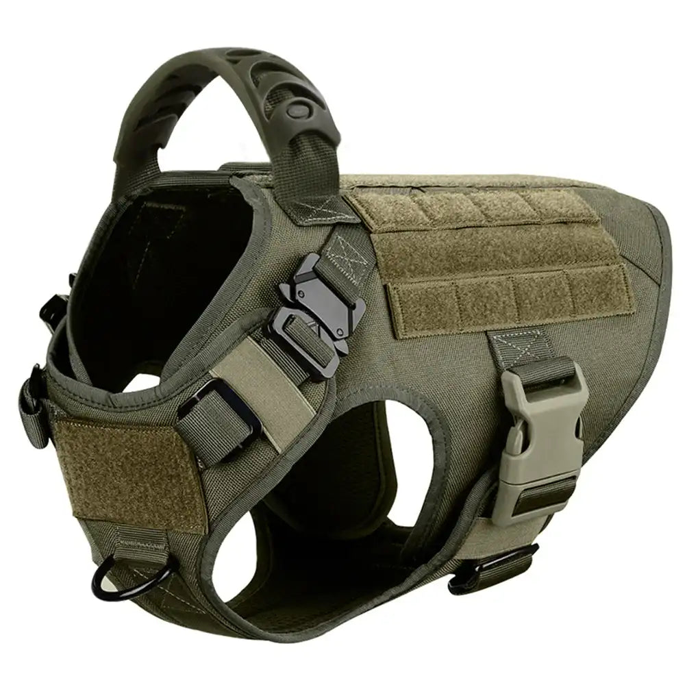 Large Dog Harness & Leash Set – Training & Walking Vest with Collar for German Shepherd, Malinois & Medium/Large Dogs