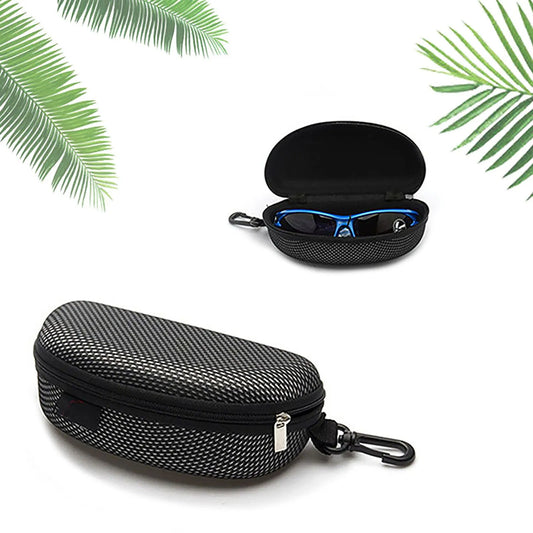 Hard Zipper Eyewear Case – Durable Sunglasses & Reading Glasses Protective Storage Box