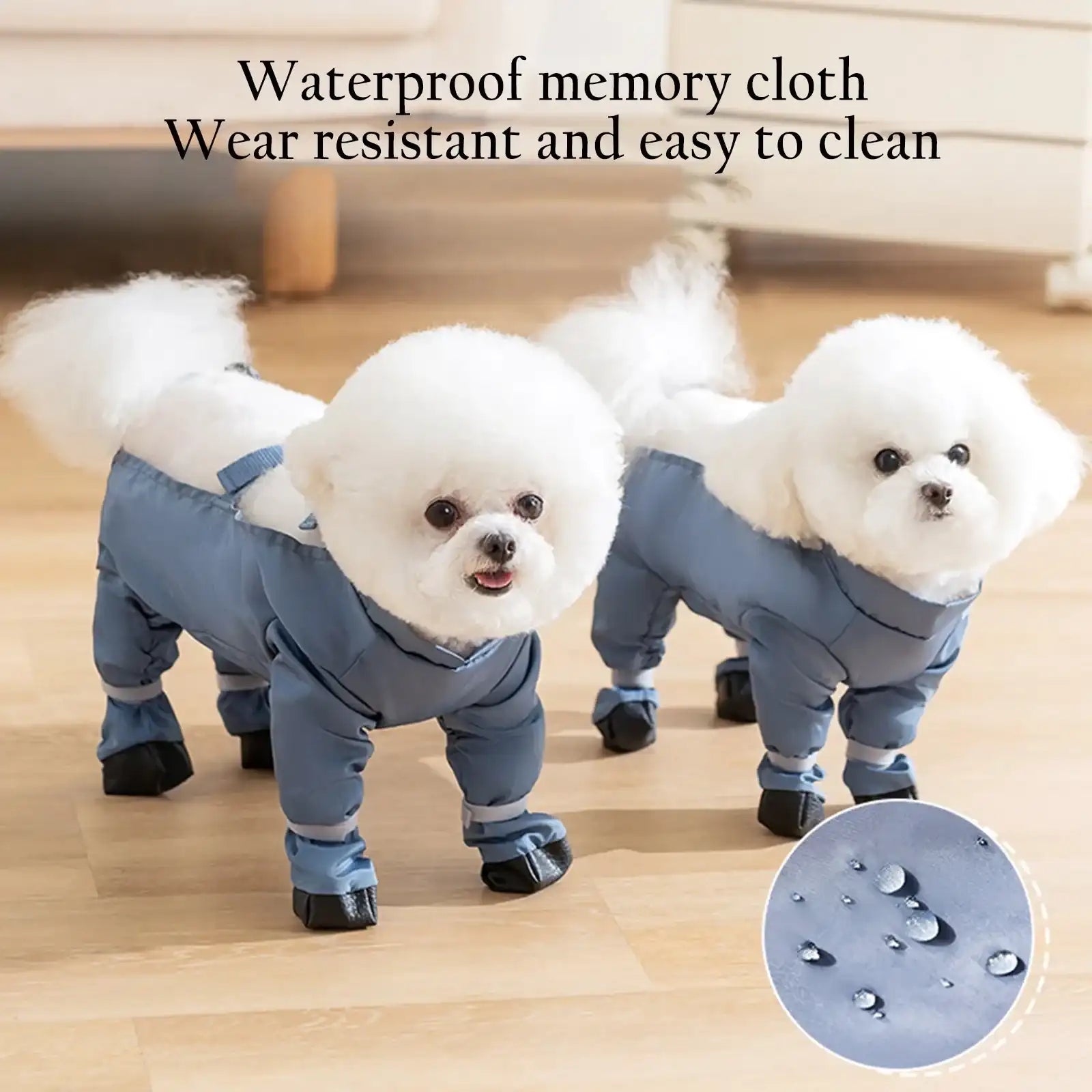 Universal Dog Shoes & Windproof Jacket – Four-Season Outing Accessories for Small/Medium/Large Dogs