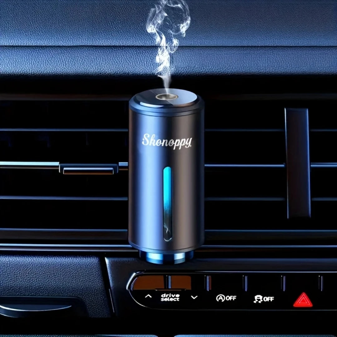 Smart car aromatherapy diffuser – three-mode adjustable essential oil humidifier & fragrance air freshener for vehicles