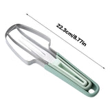 “3-in-1 Stainless Steel Watermelon Fork, Slicer & Cutter – Easy Melon Cube Tool for Camping & Kitchen”