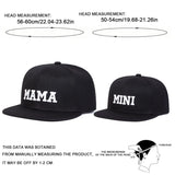 3-Piece Parent-Child Embroidery Hat Set – Adjustable Hip Hop Daddy, Mama & Mini Caps for Outdoor Travel