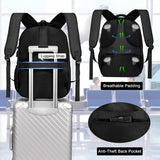 15.6" Water-Resistant School Backpack – USB Charging Laptop Bookbag for Teen Boys, Men & Women | Durable Student Daypack
