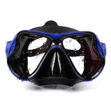 Diving Mask & Breathing Tube Set – Large Silicone Frame, Anti-Fog, UV Protection Snorkel Gear for Adults