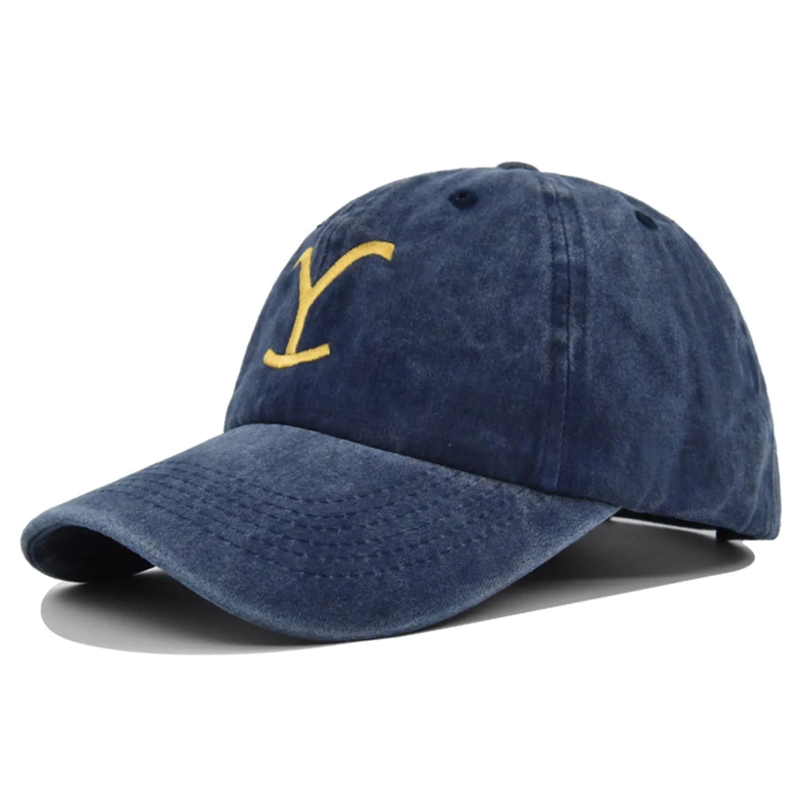 Yellowstone Dutton Ranch Embroidered Baseball Cap – Distressed Ponytail Hat with Sun Protection