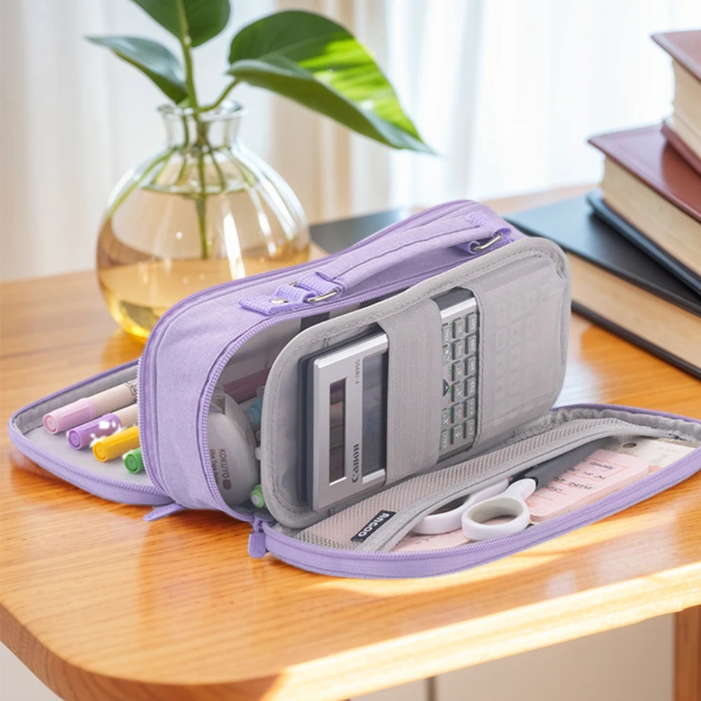 Multifunctional Pencil Bag with Handle – Travel & Sketch Storage Pouch