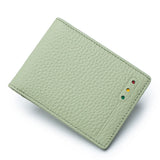 RFID Blocking Genuine Leather Slim Wallet – Unisex Soft Credit Card Holder & Thin Minimalist Purse for Men & Women