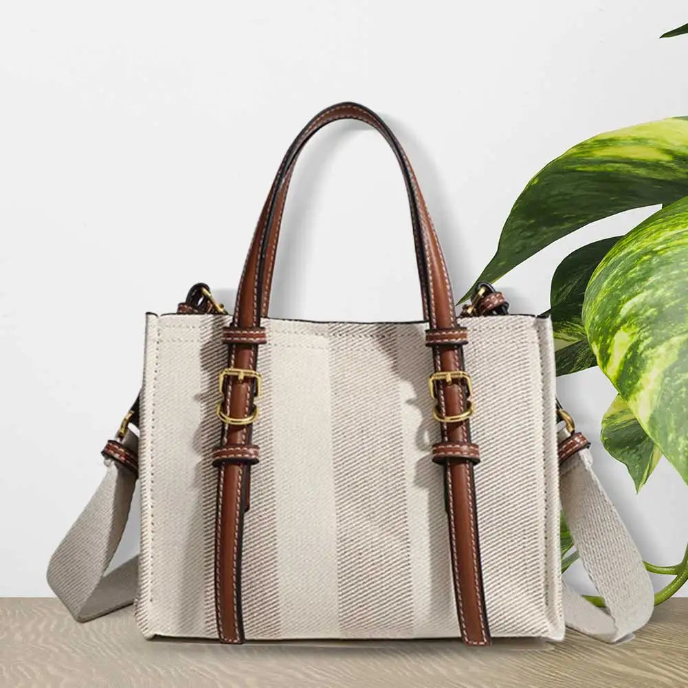 Retro PU Leather Tote Bag for Women – Solid Color Top Handle, Shoulder & Crossbody Satchel Work Handbag