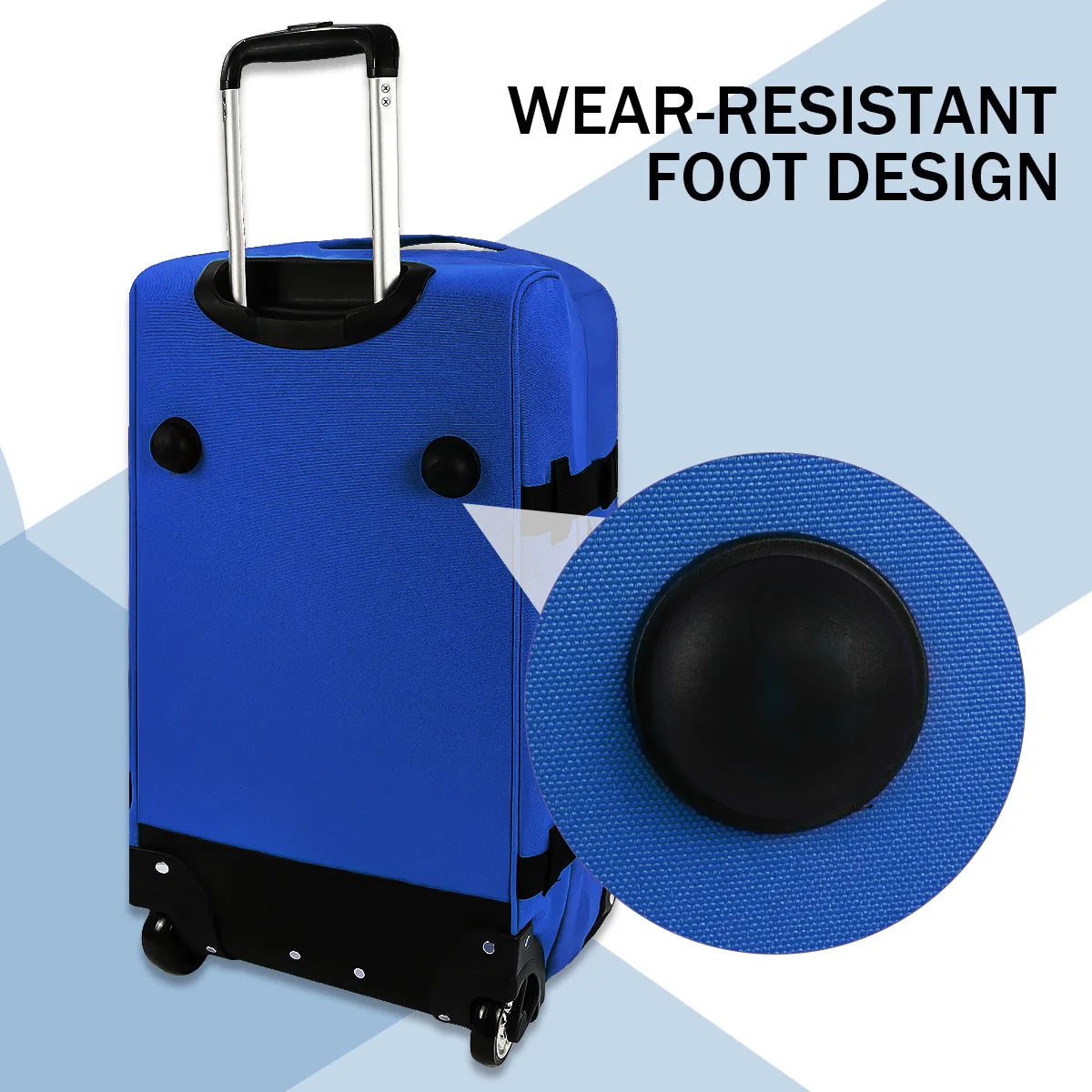 3-in-1 Waterproof Rolling Duffel Set (20”-26”-30”) – Softside Trolley Travel Bags for Long Trips & Outdoor Adventures