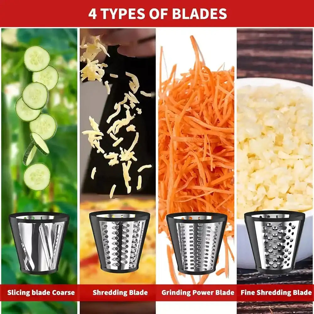 Universal Slicer & Shredder Attachment for Stand Mixer – Multi-Blade Cheese Grater & Vegetable Chopper Add-On 🍕🥕