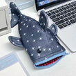 Creative Kawaii Shark Star Pencil Case – Cute Cartoon Shark Mouth Zipper Stationery Bag