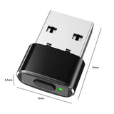 USB Mini Mouse Mover / Jiggler – Plug & Play Computer Activity Simulator with On/Off Button