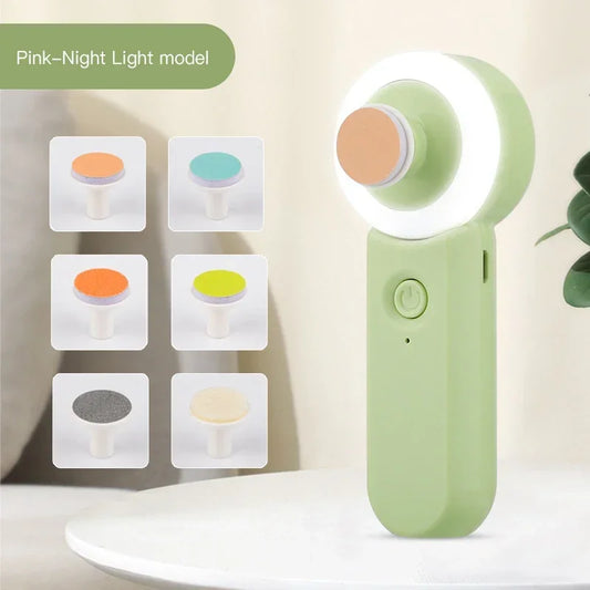 “Luminous Rechargeable Baby Nail Clipper – Electric Newborn Nail Grinder & Safety Nail Care Set”