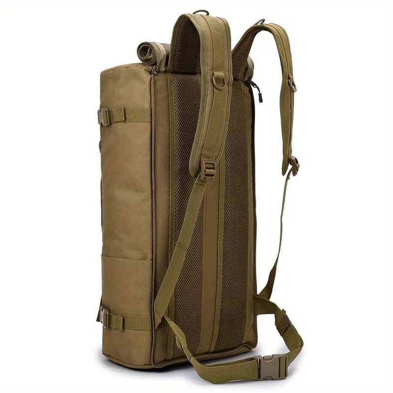 50L Multi-Purpose Outdoor Backpack – Large-Capacity Travel & Luggage Bag | Men’s Convertible Messenger Carry Pack