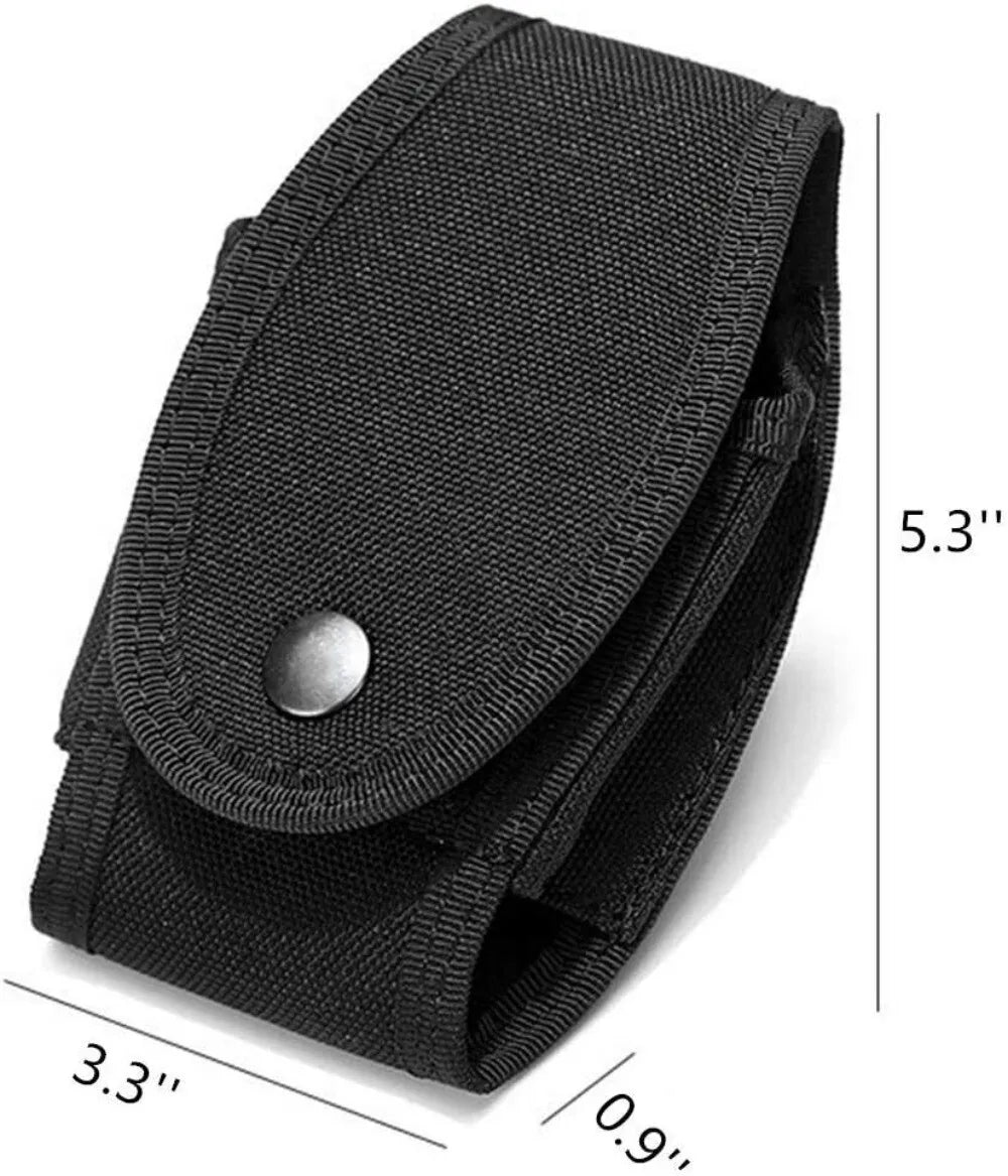 Tactical Handcuff Holder Bag – Universal Quick-Pull MOLLE Nylon Case for Police, Security & Outdoor Use