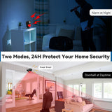 🚨 CPVAN Infrared Motion Detector – Wireless 433MHz PIR Sensor with 125dB Sound Alarm for Home Security