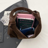 Women’s Suede Hobo Bag – Magnetic Closure Large-Capacity Tote for Work & Travel