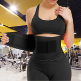 Unisex Black Maternity Recovery Belt – Adjustable Waist Cincher Trimmer with Sticker, Postpartum Body Shaper for Daily Wear