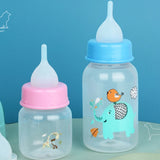Small Pet Feeding Bottle – 60ml / 125ml Cute Nursing Bottle for Newborn Kittens & Puppies (PP Cartoon Design)