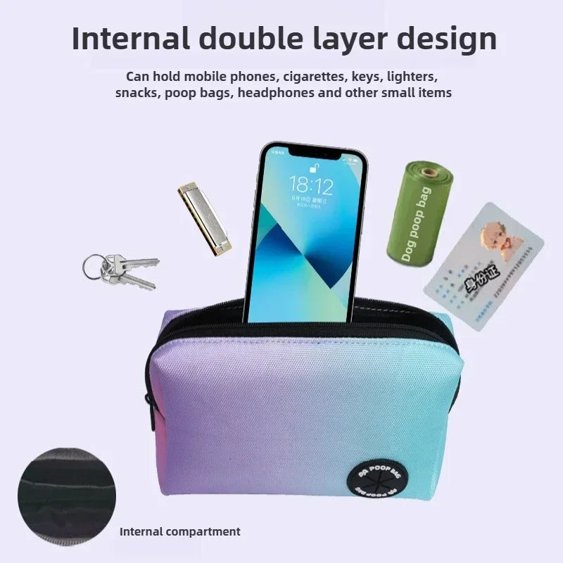 Stretchable Hands-Free Dog Leash with Waist Bag – Shock Absorbing Running Rope for Medium & Large Dogs