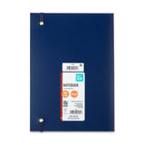 Durable 7×9.87" Poly Notebook – 80 Ruled Pages, Flexible Cover for School & Office 📓💼