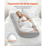 G‑Shaped Full‑Body Pregnancy & Maternity Pillow – Ultra-Soft Ergonomic Support for Expectant Mothers