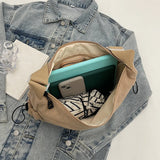 Women’s Corduroy Dumpling-Style Shoulder & Crossbody Bag – Large Capacity Trendy Carry