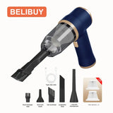 Belibuy Portable Vacuum Cleaner – High Power Handheld Vacuum for Home, Car, Office & Carpet Cleaning