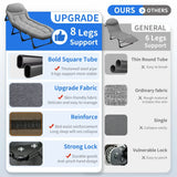 American Folding Lounge Bed / Sofa Bed – Single Folding Daybed Chair for Patio & Sunbathing 🌤️