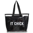 Women’s PVC clear jelly tote bag – large-capacity waterproof handbag, multifunctional transparent purse for beach, summer & daily use