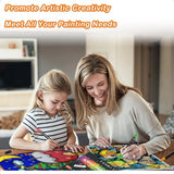 24-Color Dual-Tip Acrylic Paint Pens – Multi-Surface DIY Art Markers