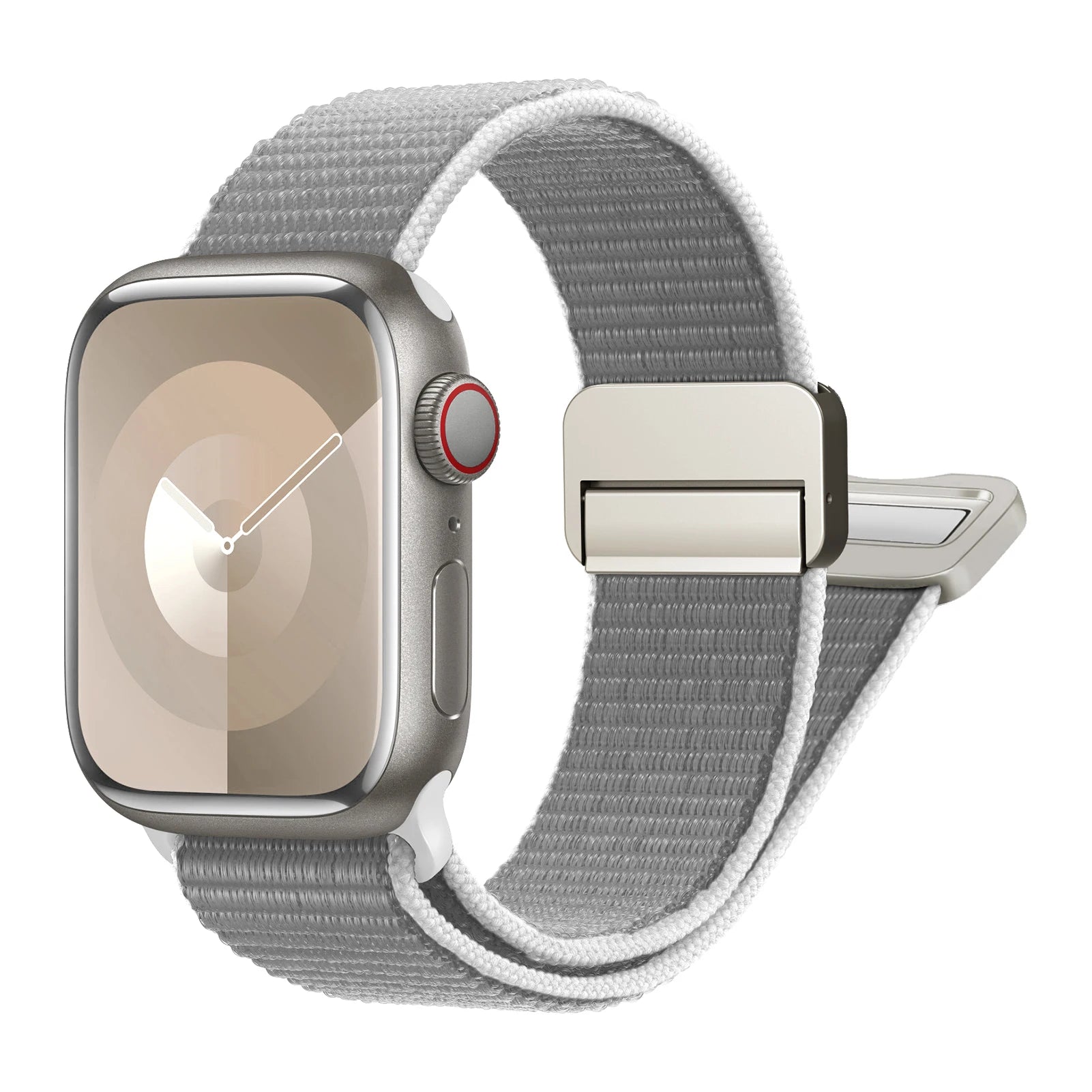 Magnetic Loop Nylon Apple Watch Band – Bracelet Style Strap for Ultra 2, SE & Series 3–9, Compatible with 38/40/41/42/44/45/49mm Models