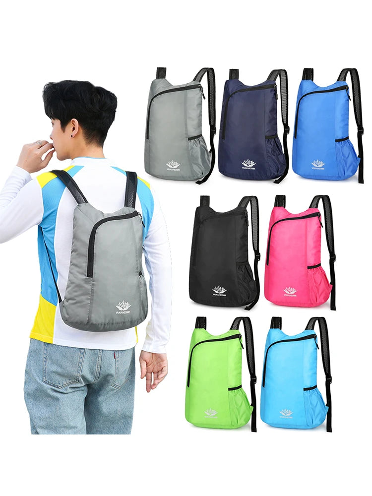10L Ultralight Foldable Backpack – Waterproof Portable Hiking Daypack | Compact Outdoor Travel Pack for Men & Women
