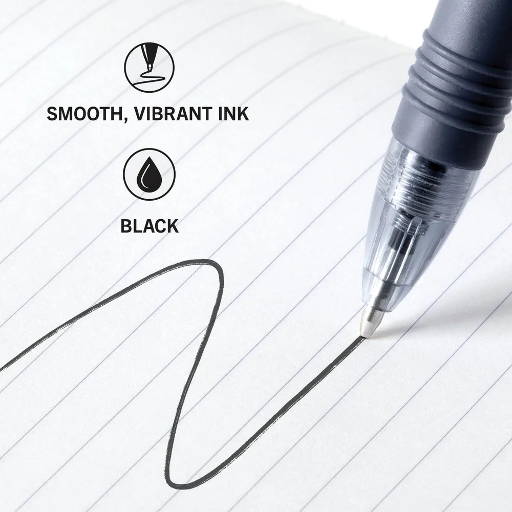 Retractable Ballpoint Pens – 3-Pack (7 Pens Each) 1.0mm Black Ink Smooth Writing with Soft Grip 🖊️