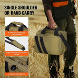 Tactical 2-Pistol Range Bag – Lockable Zipper Case with Pouches for Shooting, Outdoor Training & Secure Firearm Transport