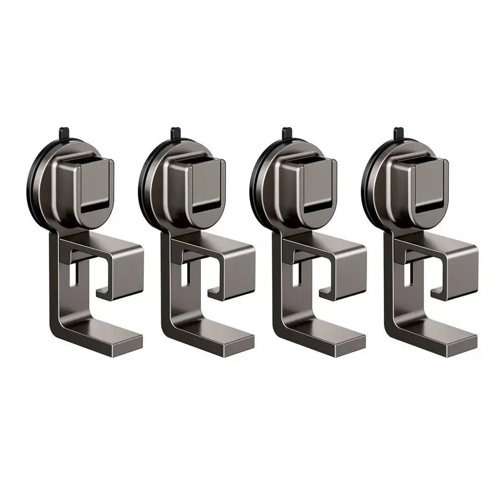Water-Proof Suction Cup Hooks – No Drill, Reusable Wall Mount for Kitchen & Bathroom
