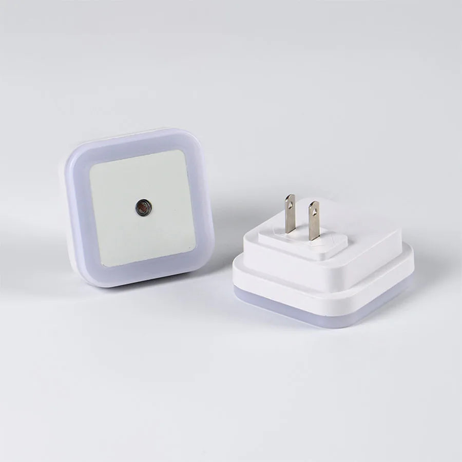 Plug-in Dimmable LED Night Light (4-Pack) – Auto Dusk-to-Dawn Sensor, Adjustable Brightness for Bedroom, Hallway, Kitchen & Kids Room