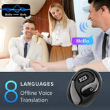 “AI Translator Earbuds for 138+ Languages – Real-Time Voice & Text Translation Bluetooth 5.3”