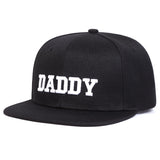 3-Piece Parent-Child Embroidery Hat Set – Adjustable Hip Hop Daddy, Mama & Mini Caps for Outdoor Travel