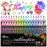 Metallic Double Line Pens Set (12 / 24 / 36 Colors) – Decorative Outline Pens for Scrapbooking & Card Writing
