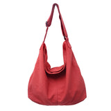 Japanese Harajuku Canvas Messenger Bag — Retro Large-Capacity Crossbody Handbag for Travel & Daily Use
