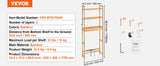 VEVOR Over-the-Toilet Storage Shelf – Adjustable Bamboo Bathroom Organiser with 3 Hooks & Space Saver Rack