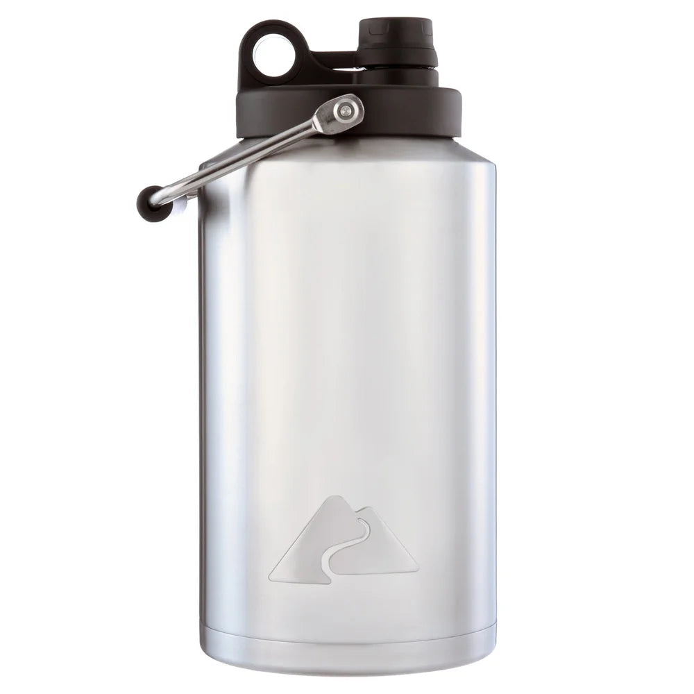 1 Gallon Insulated Stainless Steel Water Jug – Vacuum Sealed Outdoor Hydration Container