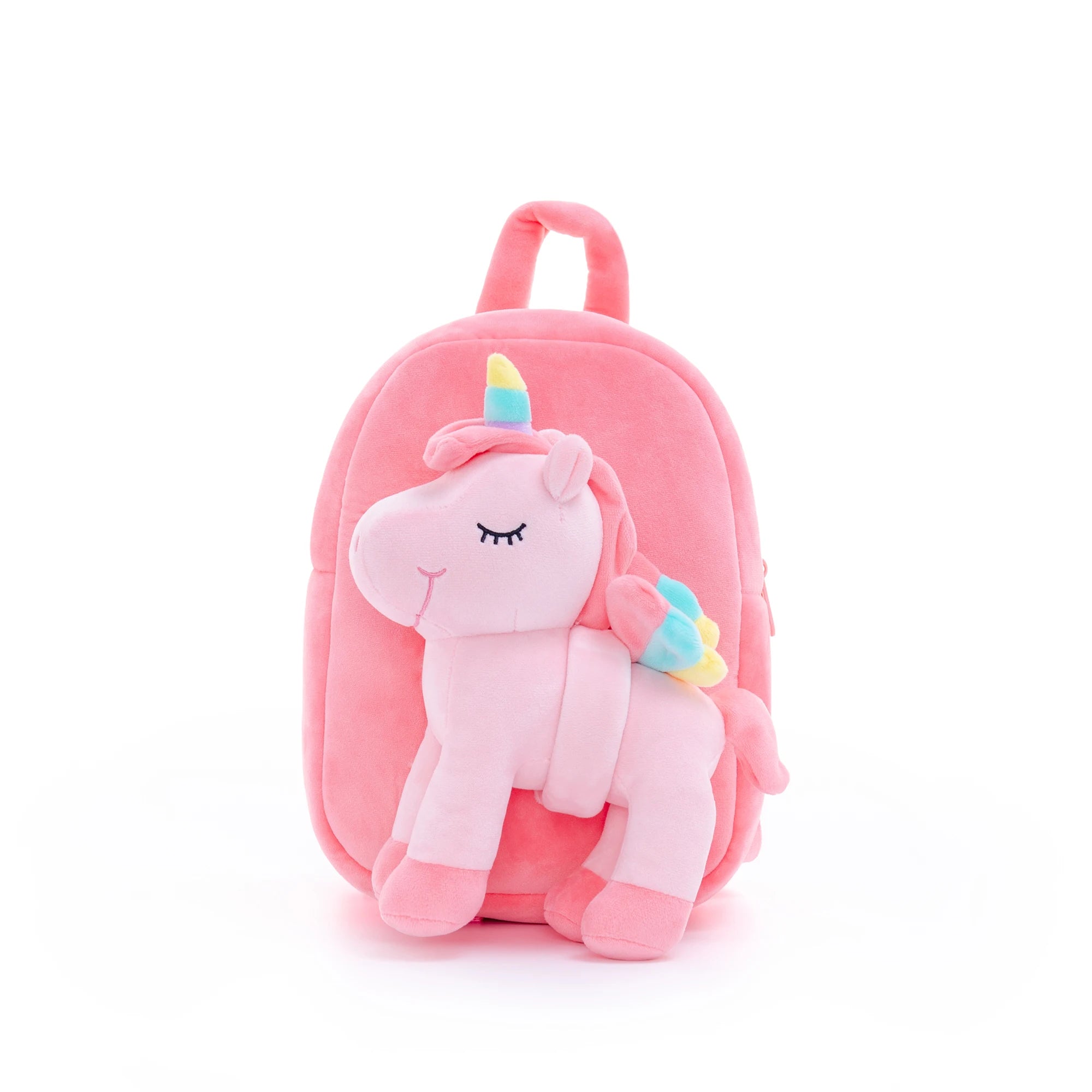 Standing Unicorn Plush Backpack – Cute Kids Bag & Stuffed Animal Toy | Soft Unicorn Backpack Gift for Baby Girls & Toddlers