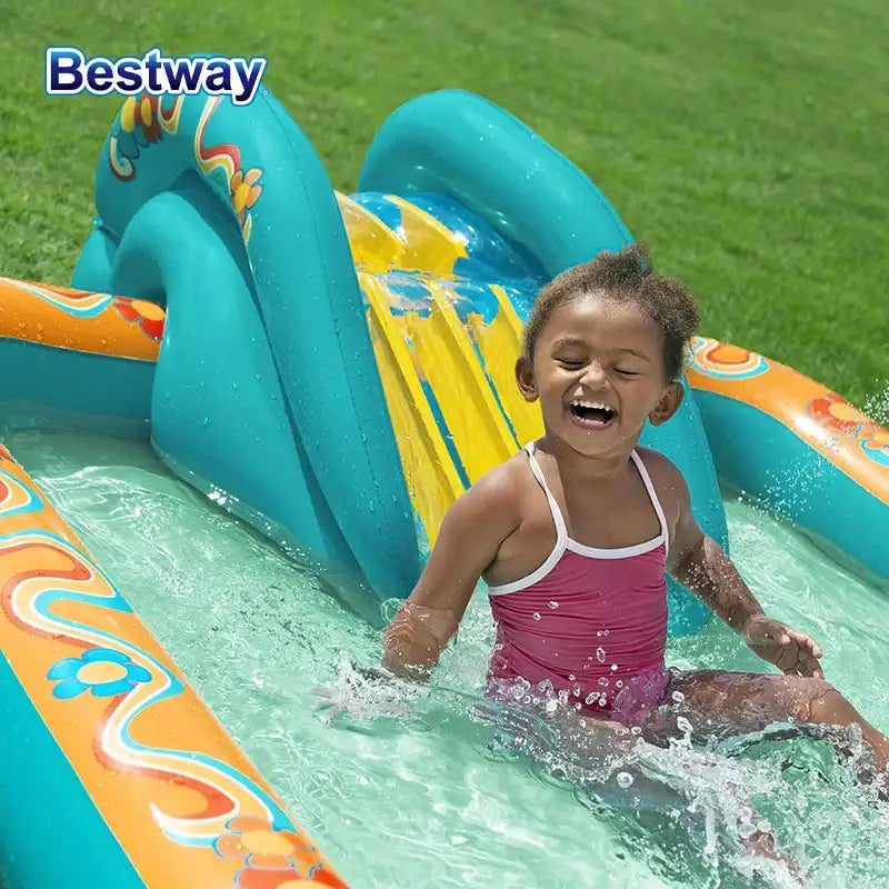 Bestway 53164 Inflatable Play Centre — Heavy-Duty PVC Water Activity Pool for Kids