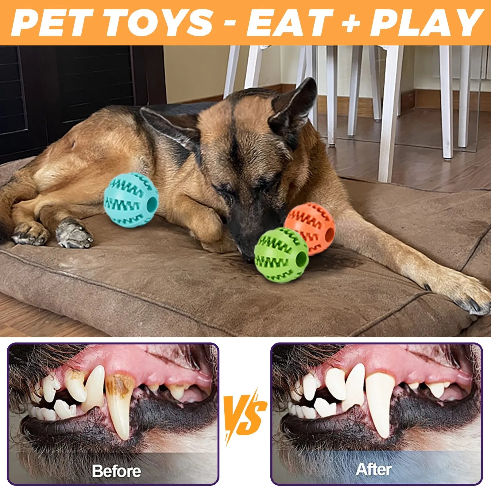 Prickly Watermelon Ball – Elastic Rubber Chew Toy for Puppies & Dogs (Teeth Cleaning & Treat Dispenser)