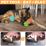 Prickly Watermelon Ball – Elastic Rubber Chew Toy for Puppies & Dogs (Teeth Cleaning & Treat Dispenser)