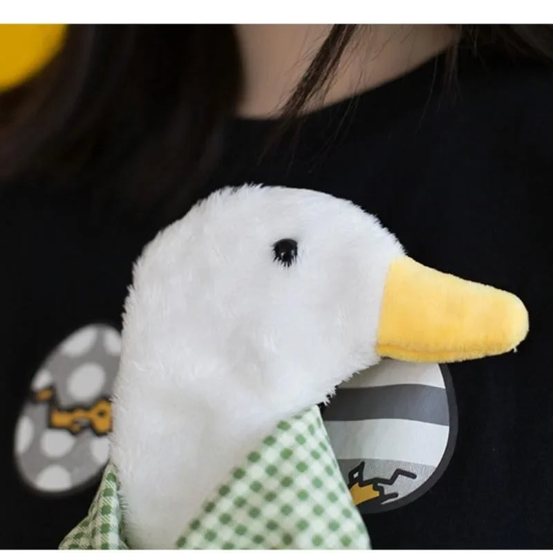 Cute Simulation Duck Plush Shoulder & Crossbody Bag for Women – Fun Cartoon Novelty Handbag